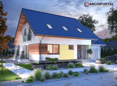 Wizualizacja domu jednorodzinnego Ajaks Modern