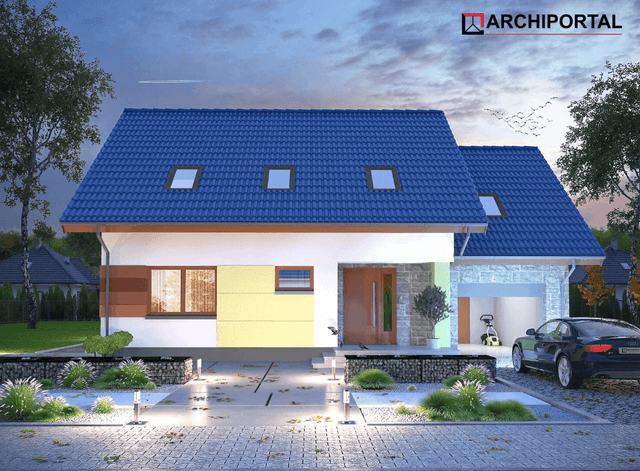 Wizualizacja domu jednorodzinnego Ajaks Modern