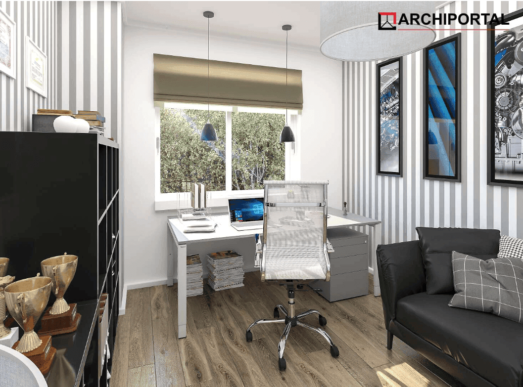 Wizualizacja domu jednorodzinnego Ajaks Modern