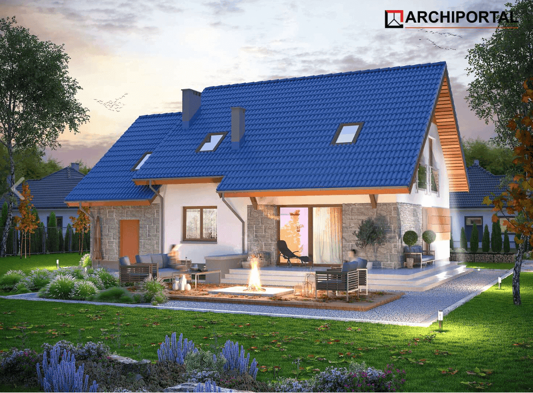 Wizualizacja domu jednorodzinnego Ajaks Modern