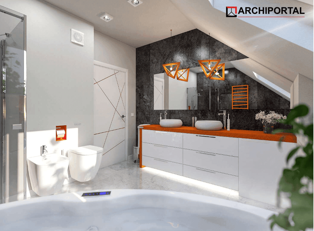 Wizualizacja domu jednorodzinnego Ajaks Modern