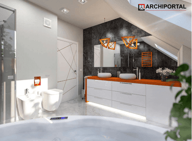 Wizualizacja domu jednorodzinnego Ajaks Modern