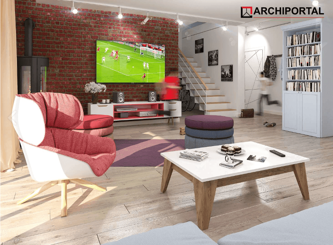 Wizualizacja domu jednorodzinnego Ajaks Modern