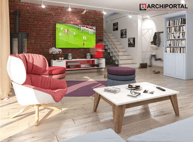 Wizualizacja domu jednorodzinnego Ajaks Modern