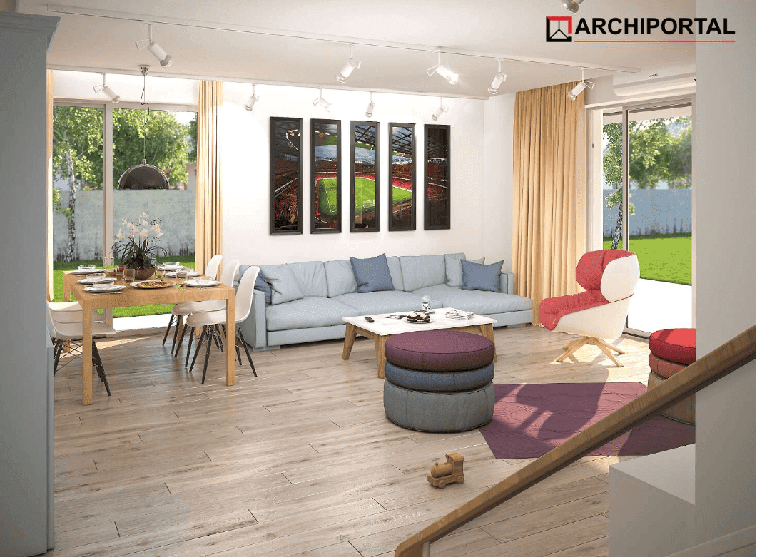 Wizualizacja domu jednorodzinnego Ajaks Modern