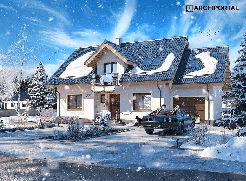 Wizualizacja domu jednorodzinnego Amant II