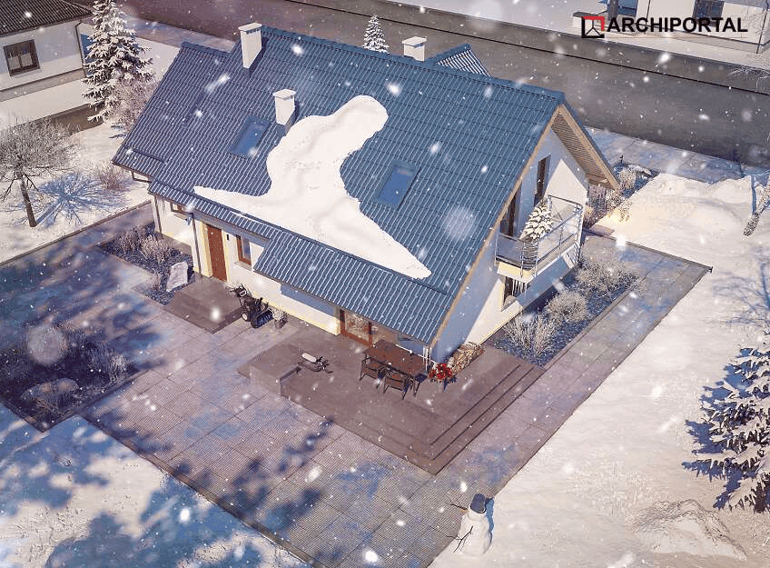 Wizualizacja domu jednorodzinnego Amant II