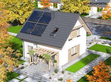 Wizualizacja domu jednorodzinnego Amigo