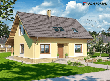 Wizualizacja domu jednorodzinnego Amor