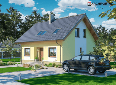 Wizualizacja domu jednorodzinnego Amor