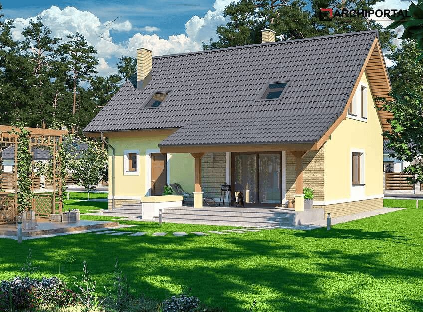 Wizualizacja domu jednorodzinnego Amor