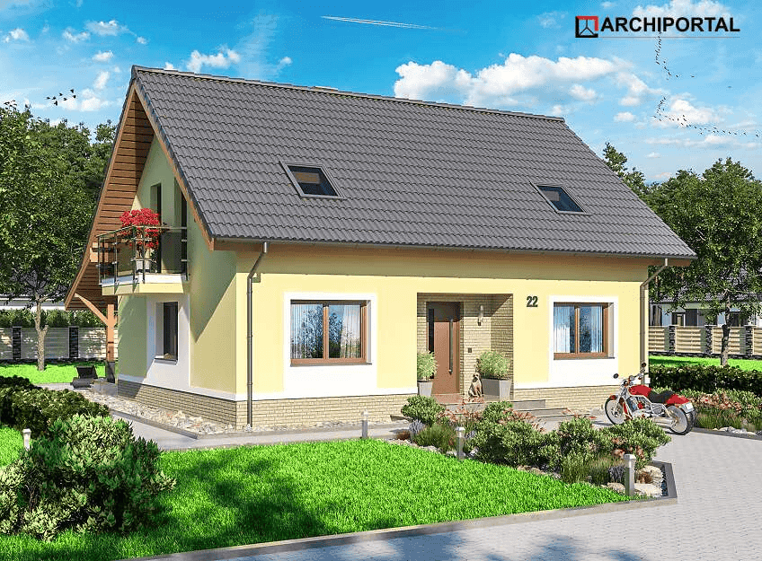 Wizualizacja domu jednorodzinnego Amor Bis