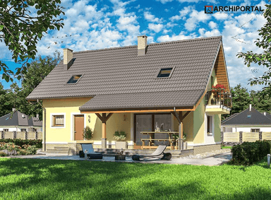 Wizualizacja domu jednorodzinnego Amor Bis