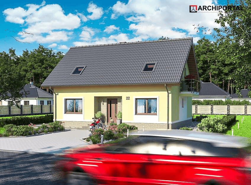 Wizualizacja domu jednorodzinnego Amor Bis