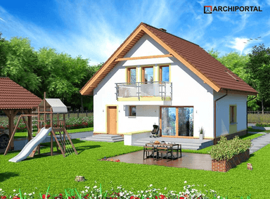 Wizualizacja domu jednorodzinnego Ares 4