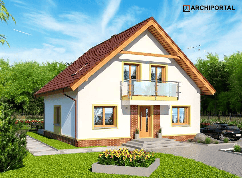 Wizualizacja domu jednorodzinnego Ares 4