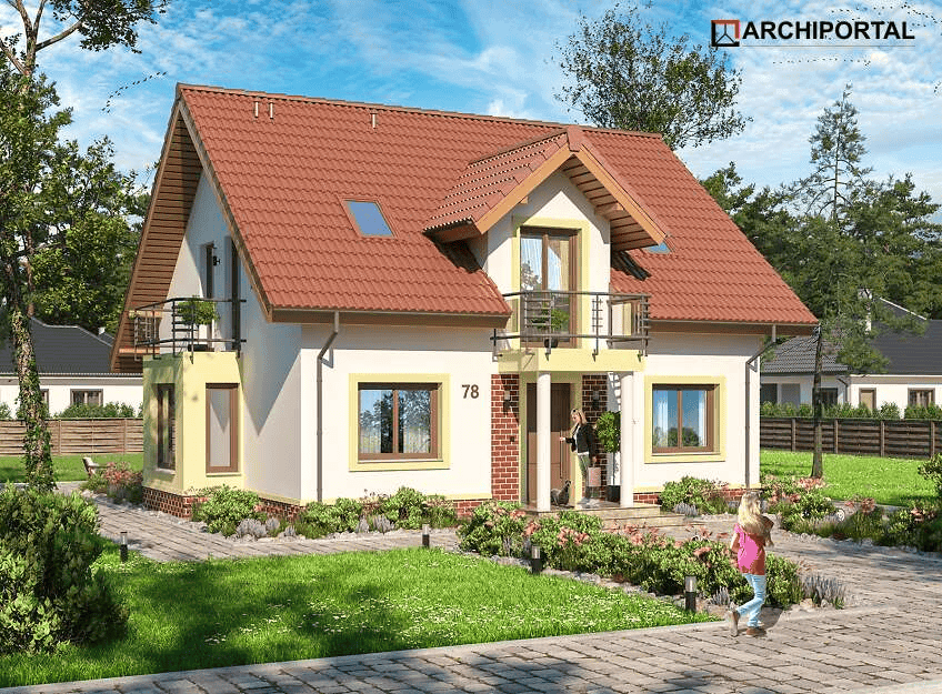 Wizualizacja domu jednorodzinnego Ares Bis