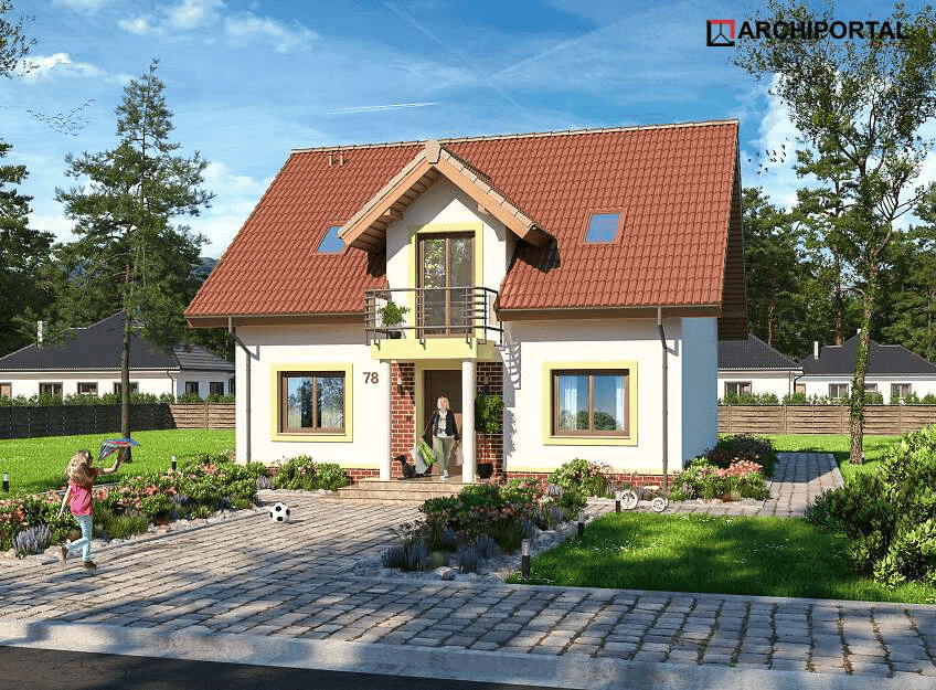 Wizualizacja domu jednorodzinnego Ares Bis