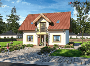 Wizualizacja domu jednorodzinnego Ares Bis