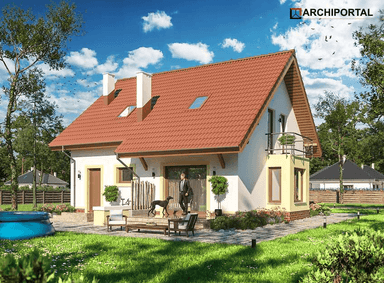 Wizualizacja domu jednorodzinnego Ares Bis