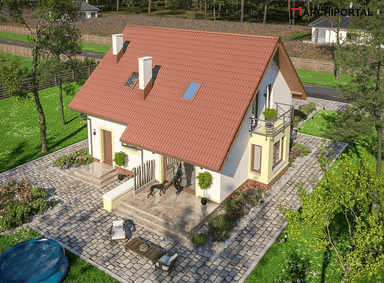 Wizualizacja domu jednorodzinnego Ares Bis