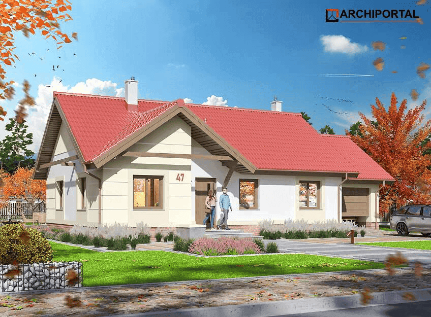 Wizualizacja domu jednorodzinnego Bella II