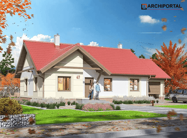 Wizualizacja domu jednorodzinnego Bella II