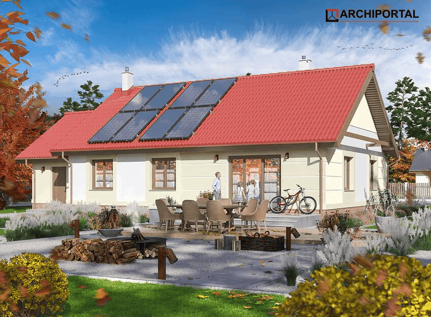 Wizualizacja domu jednorodzinnego Bella II