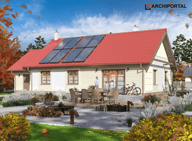 Wizualizacja domu jednorodzinnego Bella II