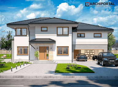 Wizualizacja domu jednorodzinnego Emilian