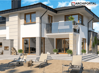 Wizualizacja domu jednorodzinnego Emilian