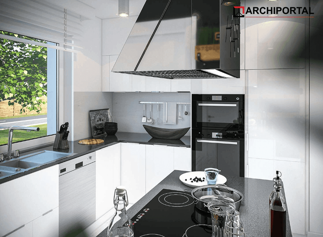 Wizualizacja domu jednorodzinnego Fabian