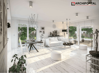 Wizualizacja domu jednorodzinnego Fabian