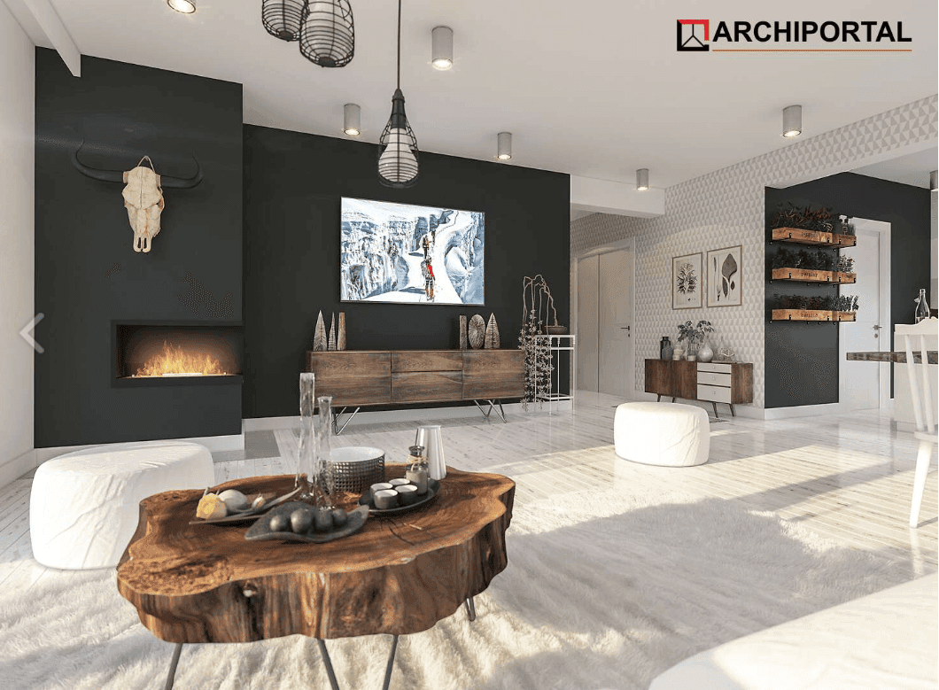 Wizualizacja domu jednorodzinnego Fabian