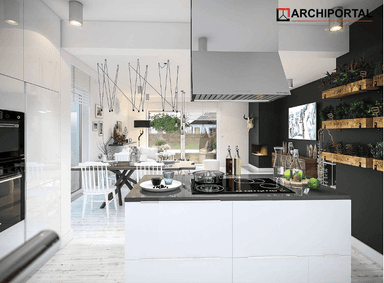 Wizualizacja domu jednorodzinnego Fabian