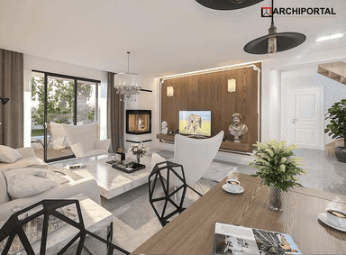 Wizualizacja domu jednorodzinnego Figio