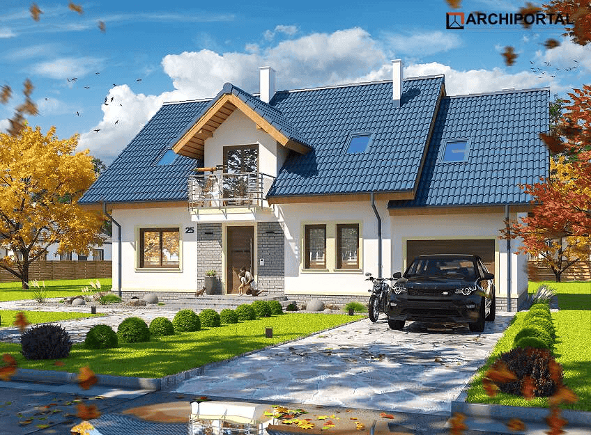 Wizualizacja domu jednorodzinnego Izadora
