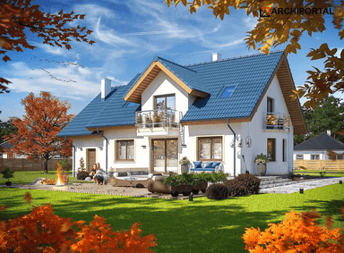 Wizualizacja domu jednorodzinnego Izadora