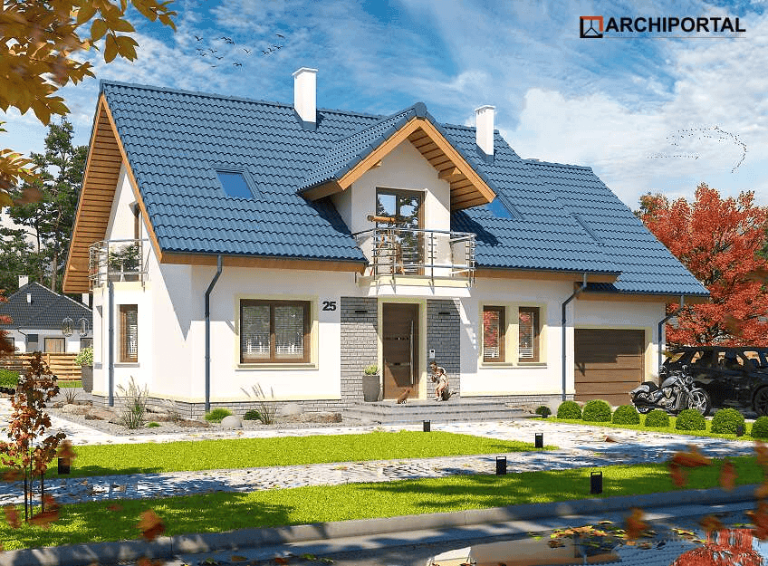 Wizualizacja domu jednorodzinnego Izadora