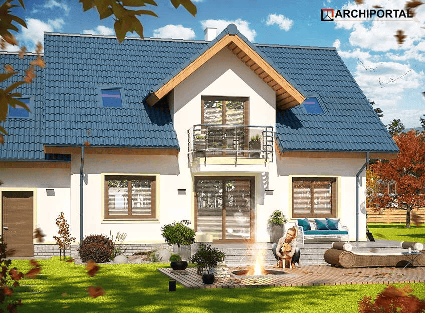 Wizualizacja domu jednorodzinnego Izadora