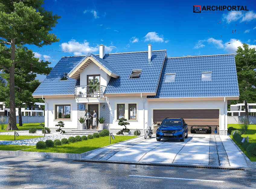 Wizualizacja domu jednorodzinnego Izadora II