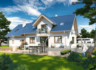 Wizualizacja domu jednorodzinnego Izadora II