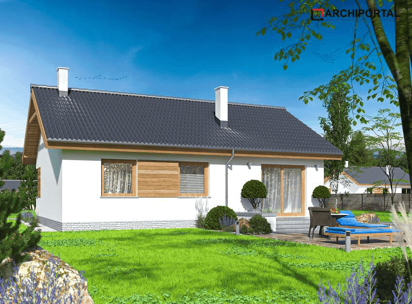 Wizualizacja domu jednorodzinnego Leda