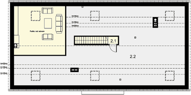 Rzut strychu domu jednorodzinnego Nero