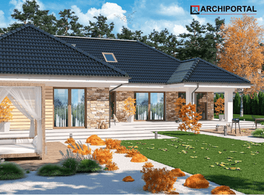 Wizualizacja domu jednorodzinnego Padme 2