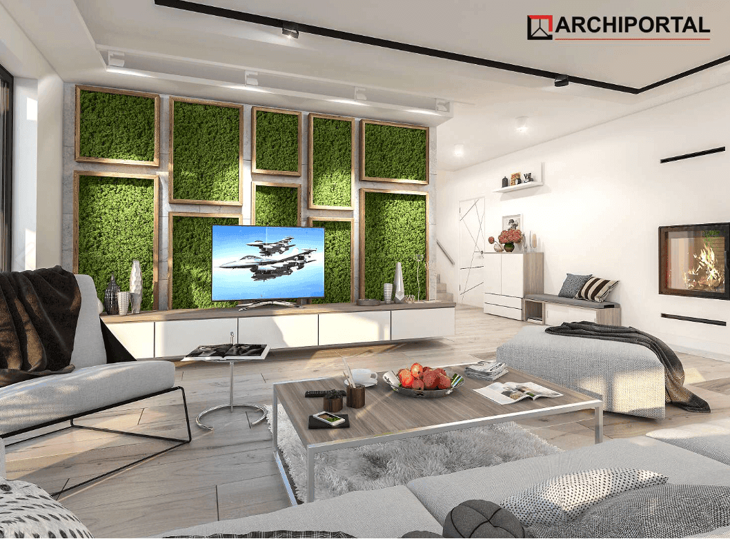 Wizualizacja domu jednorodzinnego Padme 2