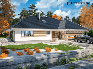 Wizualizacja domu jednorodzinnego Padme 2