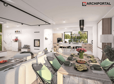 Wizualizacja domu jednorodzinnego Padme 2