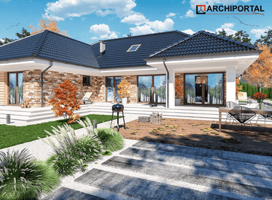 Wizualizacja domu jednorodzinnego Padme 2