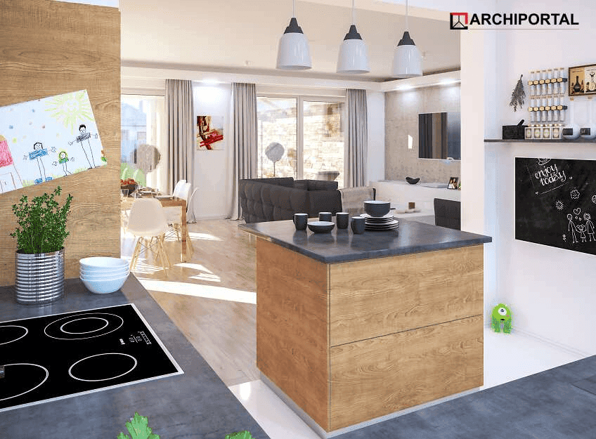 Wizualizacja domu jednorodzinnego Padme